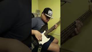 Gimmie Gimmie Gimmie bassline  OfficialABBA shorts bass guitar cover abba [upl. by Kalli]