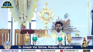 Adoration Mass and Novena  12012023  St Joseph Vaz Shrine Mudipu [upl. by Nemraciram]