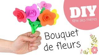 DIY Fête des mères  Un bouquet de fleurs pour Maman [upl. by Faulkner]