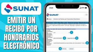 Cómo EMITIR Un Recibo Por Honorarios Electrónico [upl. by Etnod]