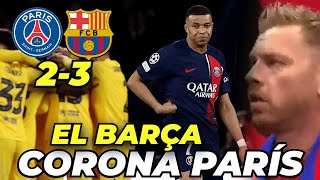 👑 El BARÇA CORONA París  Resumen PSG 23 Barça [upl. by Atsahc]