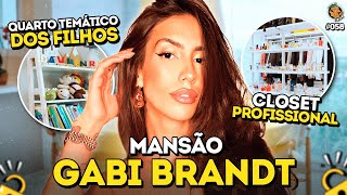 FIZEMOS UM TOUR PELO APARTAMENTO DE LUXO DA GABI BRANDT  Podpah Visita 58 [upl. by Enatan]