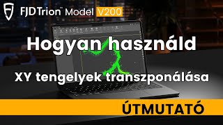 FJD Trion Model V200  XY tengelyek transzponálása [upl. by Vandervelde]