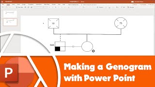 Making a Genogram with Powerpoint [upl. by Jerrome]