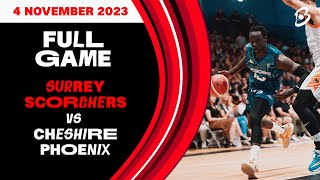 Surrey Scorchers vs Cheshire Phoenix British Basketball League Championship  LIVE [upl. by Adnohryt]