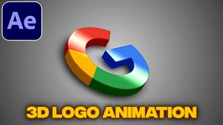 3D Logo Animation Tutorial in After Effects  No Plugins  3D Intro Tutorial 2025 [upl. by Ahsieyk]