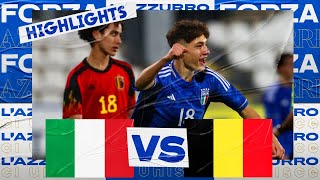 Highlights ItaliaBelgio 41  Under 16  Amichevole [upl. by Mian]