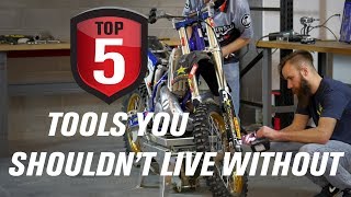 Top 5 Dirt Bike Tools You Shouldnt Live Without [upl. by Nodnrb]