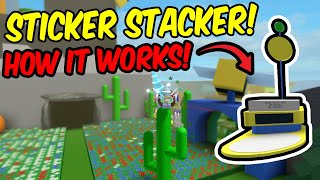 How The New Sticker Stacker Will work  BEESMAS UPDATE NEWS Bee Swarm Simulator [upl. by Assilana10]