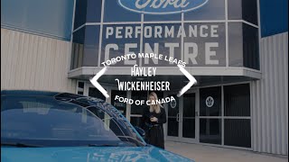 Hayley Wickenheiser drives the Ford Mustang MachE [upl. by Eseela]