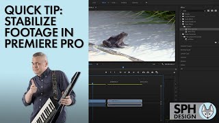 Stabilizing Footage In Premiere Pro [upl. by Ledeen]