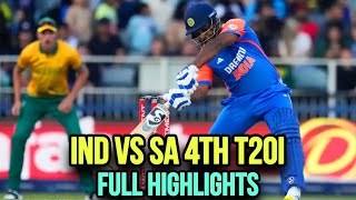 Ind vs Sa 4th t20i full highlights  India vs South Africa t20i match highlights [upl. by Carolyne96]