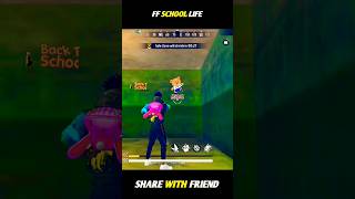 FF SCHOOL LIFE  GARENA FREE FIRE 🔥 shorts youtubeshorts trtistgaming [upl. by Gettings]