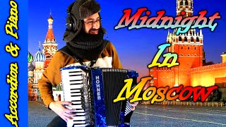 Midnight In Moscow  Gypsy Swing Accordion amp piano [upl. by Trinia]