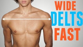 3 Exercises to Get WIDE Masculine Shoulders FAST [upl. by Keavy]