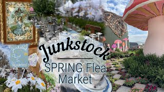 VINTAGE SPRING FLEA MARKET  JUNKSTOCK  SHOP WITH ME [upl. by Madoc]