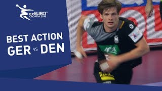 Damn good Dahmke shines on both ends of the court  Mens EHF EURO 2018 [upl. by Decker]