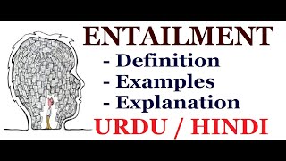 What is Entailment   Pragmatics  Urdu  Hindi [upl. by Rogerson]