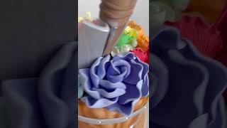 All edible fondant flower cake plantita [upl. by Ahcirt]