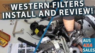 Western Filter Install  ProVent Catch Can Kit  Secondary Fuel Filter Toyota Hilux 2017 SR5 [upl. by Akinad]