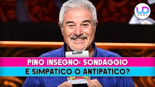 Pino Insegno Sondaggio Simpatico o Antipatico [upl. by Etnasa507]