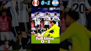 🔥🇦🇷 Argentina vs Peru🇵🇪😱today match football argentina peru shorts highlights match worldcup [upl. by Lenrow]