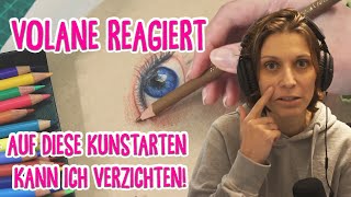 Volane REAGIERT auf  Auf diese Kunstarten kann ich verzichten von LinaFleer  Art Reactions [upl. by Eniamrahs]