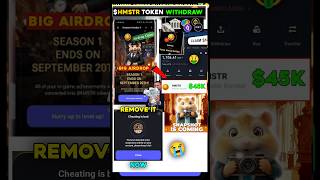 HAMSTER KOMBAT SNAPSHOT AIRDROP WITHDRAWAL🔥 HAMSTER KOMBAT CHEATING IS BAD SOLUTION 26SEPT 🤯 shorts [upl. by Adair170]