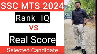 SSC MTS cut off Prediction  Rank iq vs Real Score  My Scorecard mts 2022 [upl. by Lysander]