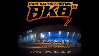 SWEENEY V GUILLARD WORLD BKB MIDDLEWEIGHT TITLE REMATCH BKB7 ECHO ARENA BARE KNUCKLE FIGHT [upl. by Igal802]