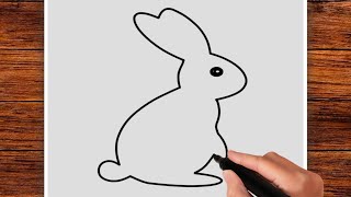 HOW TO DRAW RABBIT [upl. by Yttik]