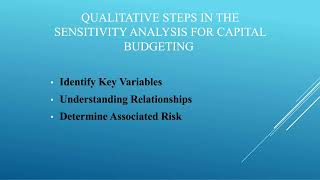 Sensitivity Analysis for Capital Budgeting 📊 [upl. by Repip]