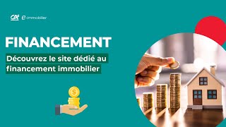 Découvrez le site dédié au financement immobilier  CA eimmobilier [upl. by Aeslehc]