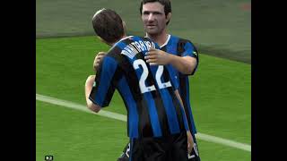 INTER DE MILAN VS REAL MADRID  LIGA PES 6 ONLINE FECHA 1 [upl. by Uba]