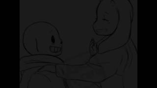 Undertale comic  Sans X Frisk with Choose hurt [upl. by Shum291]