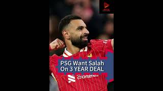 Mo Salah WANTED BY PSG 🇫🇷 premierleague liverpoolfc [upl. by Mordecai]