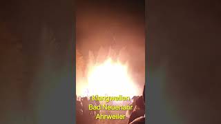 Feuer Wasser viel Musik Klangwelle in Bad Neuenahr  Ahrweiler Super Veranstaltung [upl. by Nevar170]