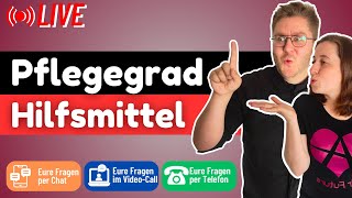 Pflegegrad und HilfsmittelBeratung 🔴 LIVE vom Sozialrat Deutschland [upl. by Elleryt555]