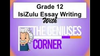 IsiZulu Essay Writing Grade 12 IsiZulu home language IsiZulu First Additional Language and more [upl. by Bullough]