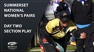 2024  Summerset National Singles amp Pairs  Womens Pairs Qualifying  Day Two [upl. by Erasme]