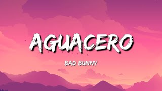 Bad Bunny  Aguacero Letras [upl. by Alia]