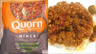 Quorn Mince  What Does Mycoprotein Fake Meat Taste Like [upl. by Enitram]