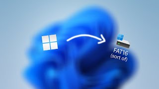 Windows 11 on FAT16 [upl. by Barbuto]