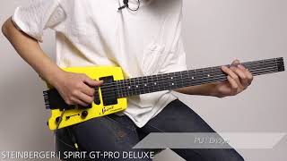 STEINBERGER  SPIRIT GTPRO DELUXE【デジマート・マガジン製品レビュー】 [upl. by Yehsa]