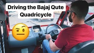 2019 Bajaj Qute Quadricycle Drive Review Hindi  English [upl. by Moreland]