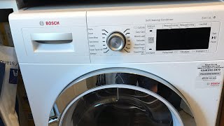 Hotpoint Aqualtis amp BOSCH Condenser Dryer Shirts Wash and Dry Cycles [upl. by Elgar]