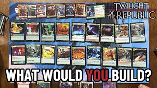 🧐 YOU Build a PRERELEASE Deck  Twilight of the Republic   Tower Of Games Boca Raton [upl. by Mallon704]