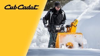 Cub Cadet snöslunga 3steg VÄRLDSNYHET 201314 [upl. by Atinihs]