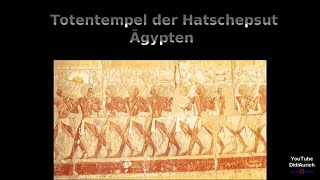 Totentempel der Hatschepsut stammt aus der 18 Dynastie und ist ein Tempel in Deir elBahari am Nil [upl. by Winifield]