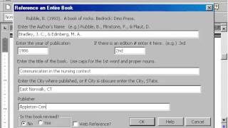 APA Style references and citations Word 2003 or older [upl. by Noerb]